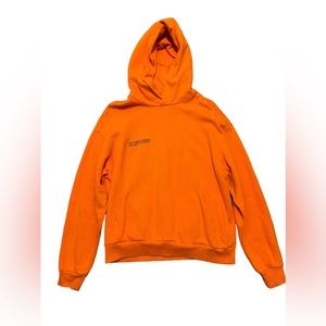PANGAIA ORANGE SWEATSUIT - USED - 2 PIECE SET - SIZE MEDIUM